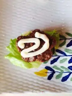 Make Flower toast burger step 8