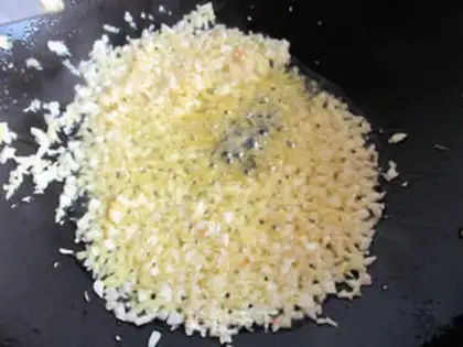 Make Garlic fans steam shrimp step 4