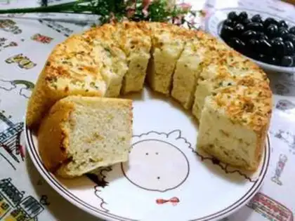 Make Onion ginseng cake step 8