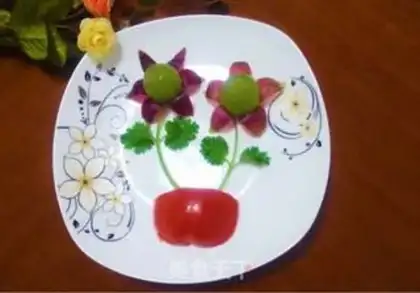 Make Grape fruit platter step 0