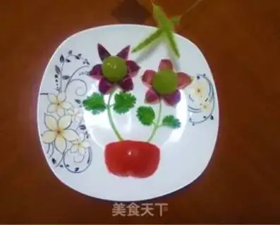 Make Grape fruit platter step 4