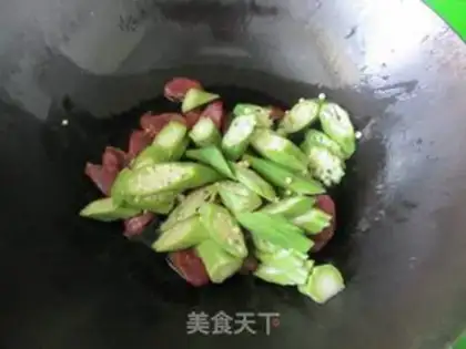 Make Dry sausages and acne step 4