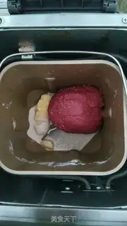 Make Red rose bread step 5