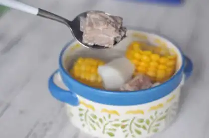 Make Corn Mountain pharmaceuum soup step 9