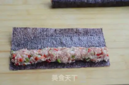 Make Seat rice rolls step 2