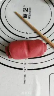 Make Red rose bread step 12