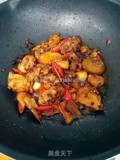 Make Roast chicken with red oil step 3