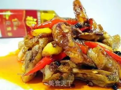 Make Roast chicken with red oil step 4