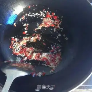 Make Garlic fan silk melon step 2