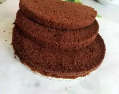 Make Cute bear cake step 9