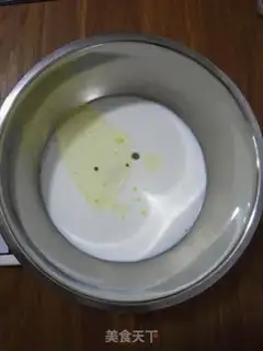 Make Ice white bean mooncake step 1