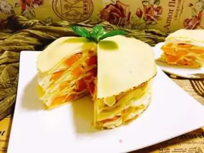 Make Mango lasagna cake step 12