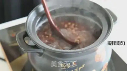 Make Red bean rice soup step 4
