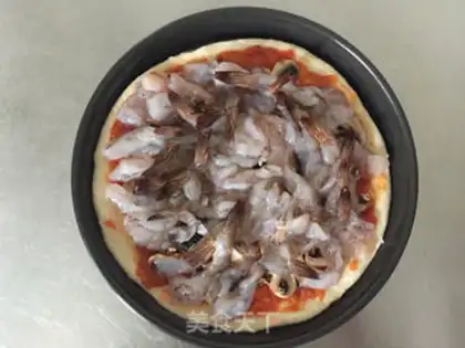 Make Shrimp pizza step 12