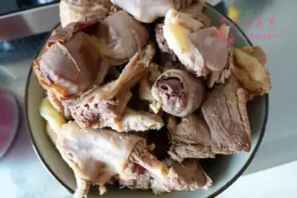 Make Iron pan, geese step 1