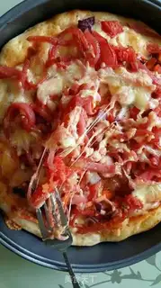 Make Ham pizza step 8