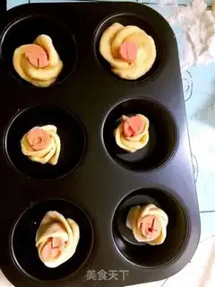 Make Yellow rose bread step 8