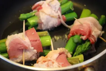 Make Bacon rolls step 6