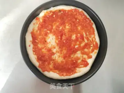Make Black pepper chicken leg pizza step 14