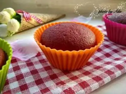 Make Red velvet cupcakes step 9