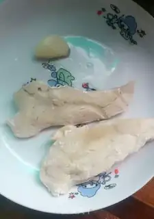 Make Chicken silk cucumber step 1