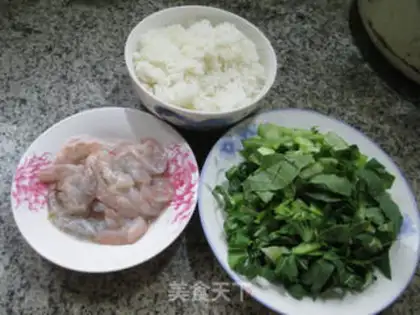 Make Shrimp rice step 0