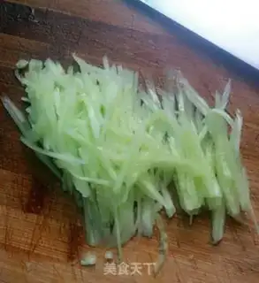 Make Chicken silk cucumber step 2