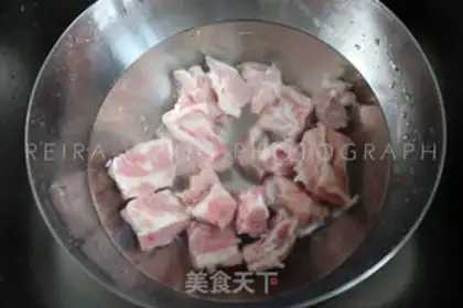 Make Bean evaporated ribs step 1