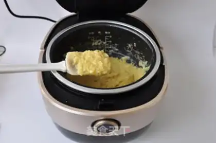 Make Green bean cake step 6