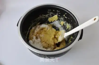 Make Green bean cake step 7
