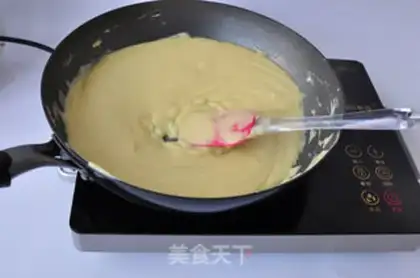 Make Green bean cake step 10