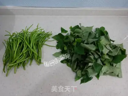 Make Red potato leaf nest step 1
