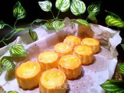 Make Hong Kong milk moon cake step 19