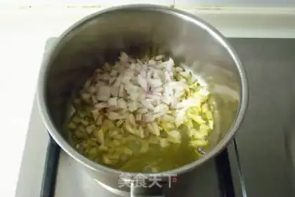 Make Tomato meat tofu step 2