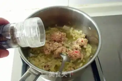 Make Tomato meat tofu step 4