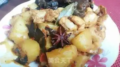 Make Potato chicken step 10