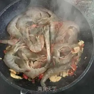 Make Spicy shrimp step 4