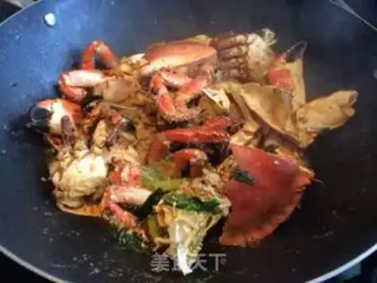 Make Spicy crabs step 7