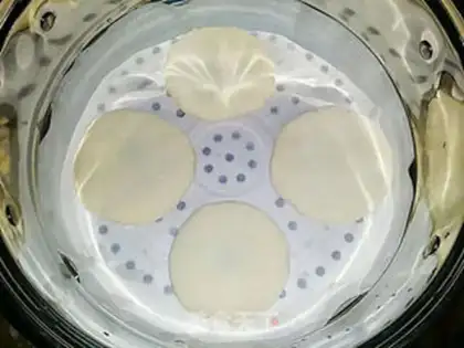 Make Milk bean cake step 4