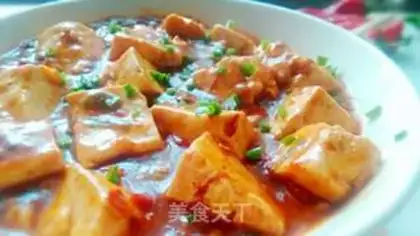 Make Homemade spicy tofu step 6