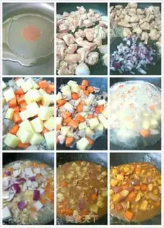 Make Curry chicken step 2