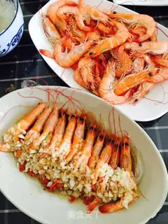 Make A fan steamed prawn step 6
