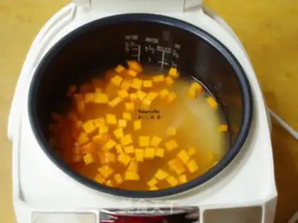 Make Pumpkin porridge step 3