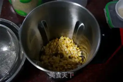 Make Fresh corn juice step 1