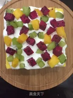 Make Mini fruit naked cake step 11