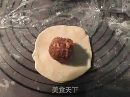 Make Sioux meat mooncake step 15
