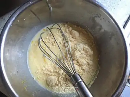 Make Gold, sand, milk, yellow step 3
