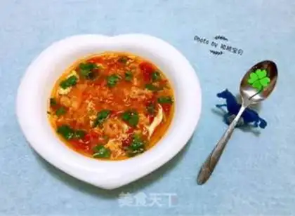 Make A silver ear soup for tomato eggs step 11
