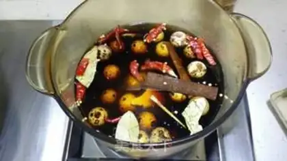 Make Five quail eggs step 4