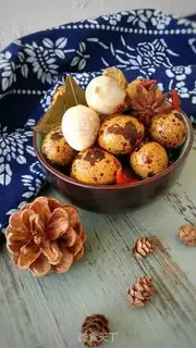 Make Five quail eggs step 6